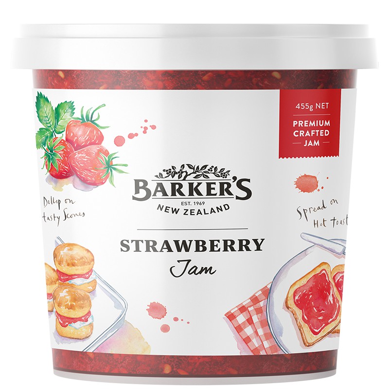 Barker's Fruits Jam (Apricot/Boysenberry/Lemon Curd/Three Berry