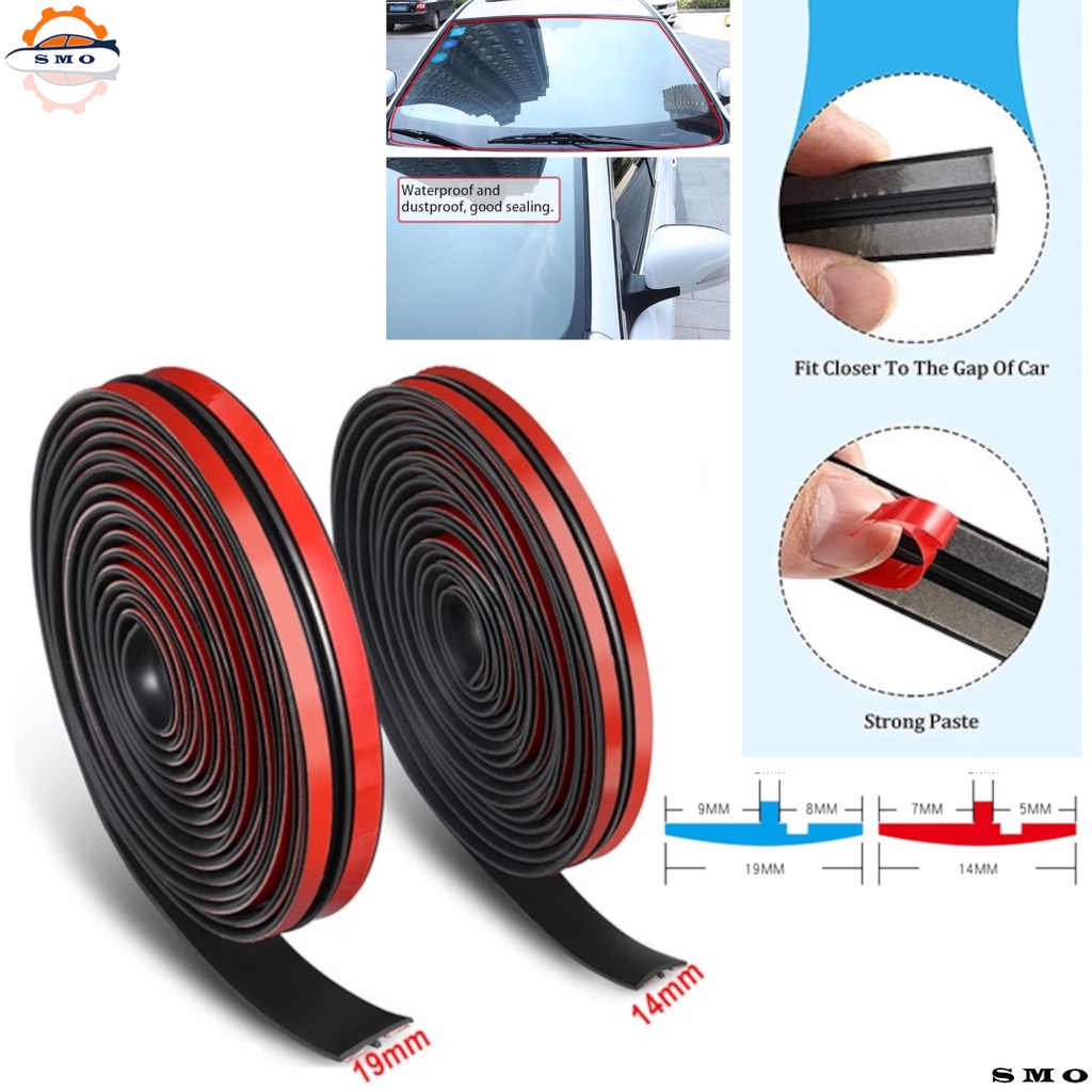 Rubber Car Van Bus Windscreen Window Seal 6mm To 6mm With Filler Strip Insert Qh - View #10