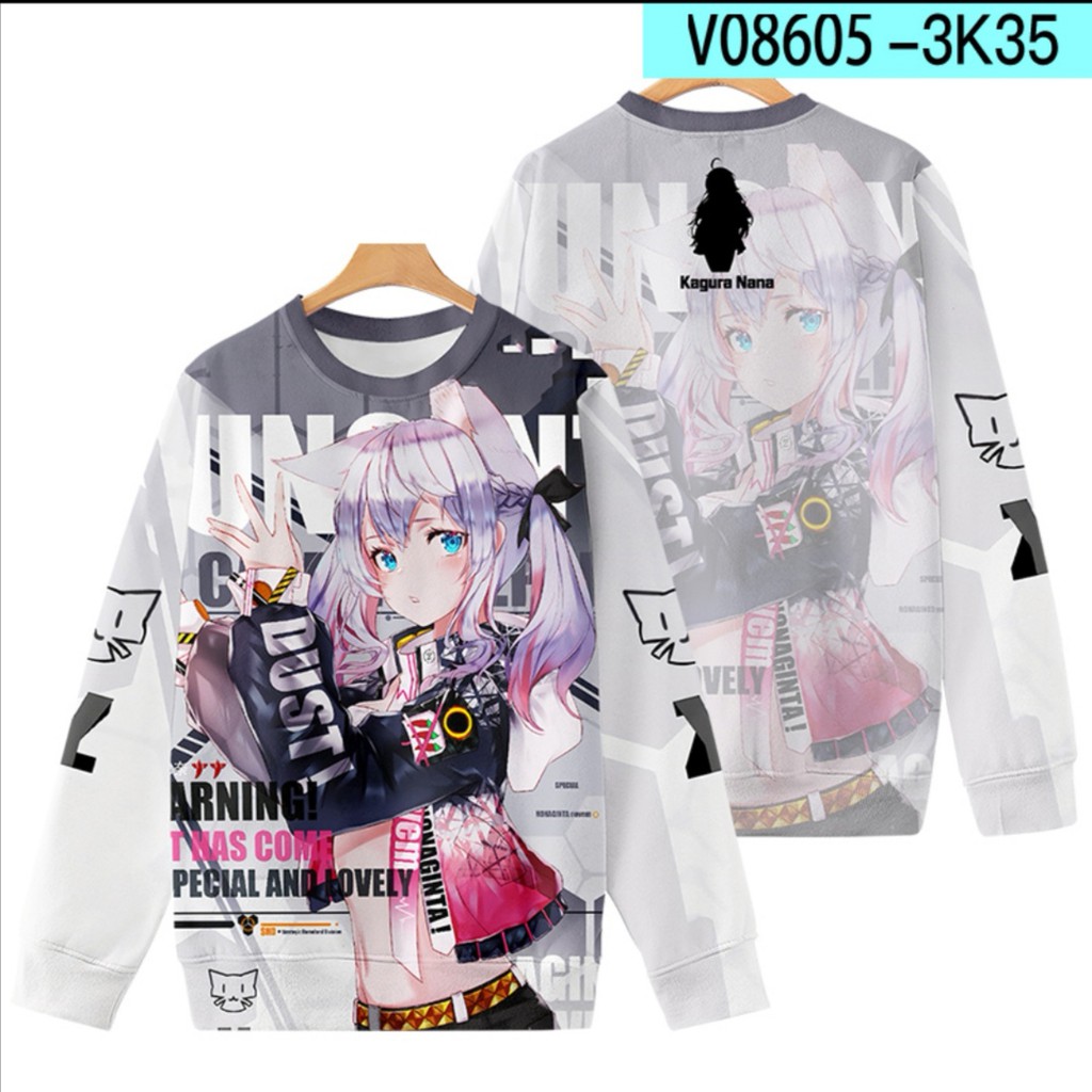 Vtuber Kagura Nana Hololive Vtuber Shirt | Shopee Malaysia