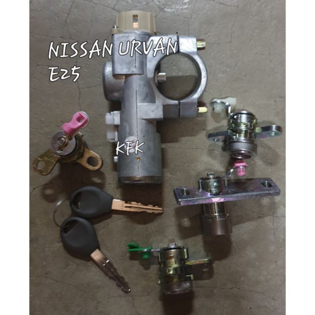 NISSAN URVAN E25 IGNITION KEY SET WITH HOUSING | Shopee Malaysia