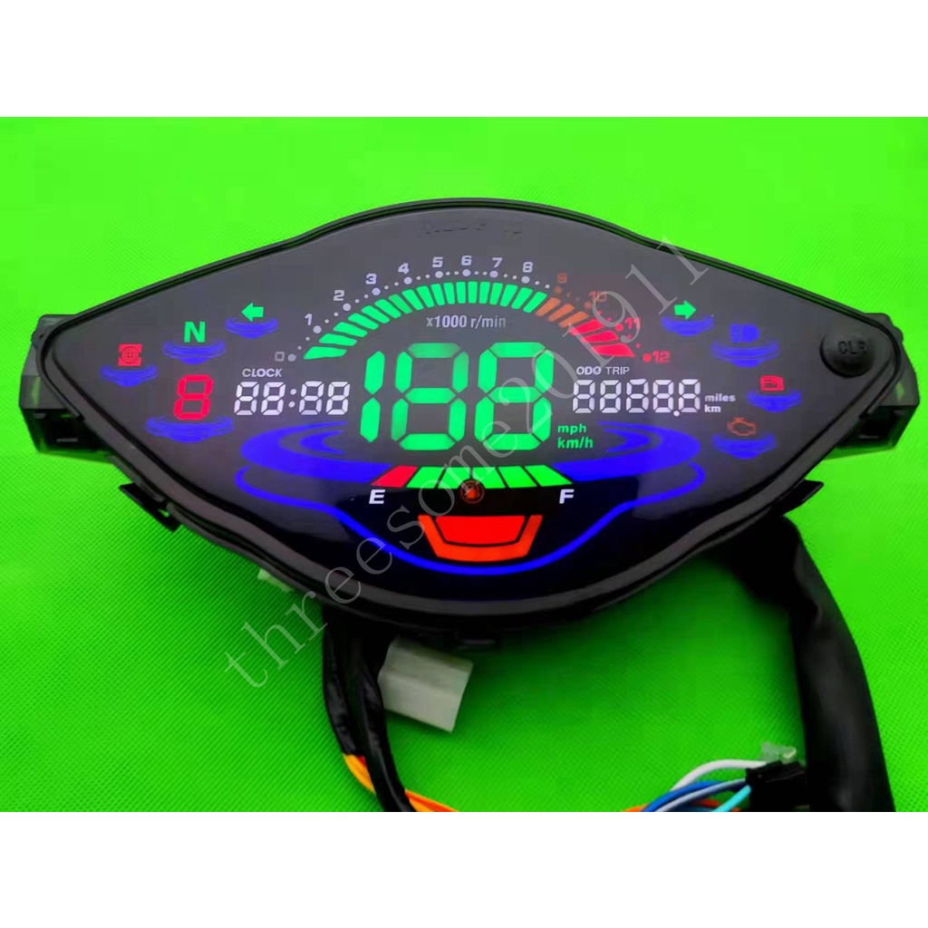 For Honda Wave 100 100r 110r Meter Digital Full LCD Led Speedometer