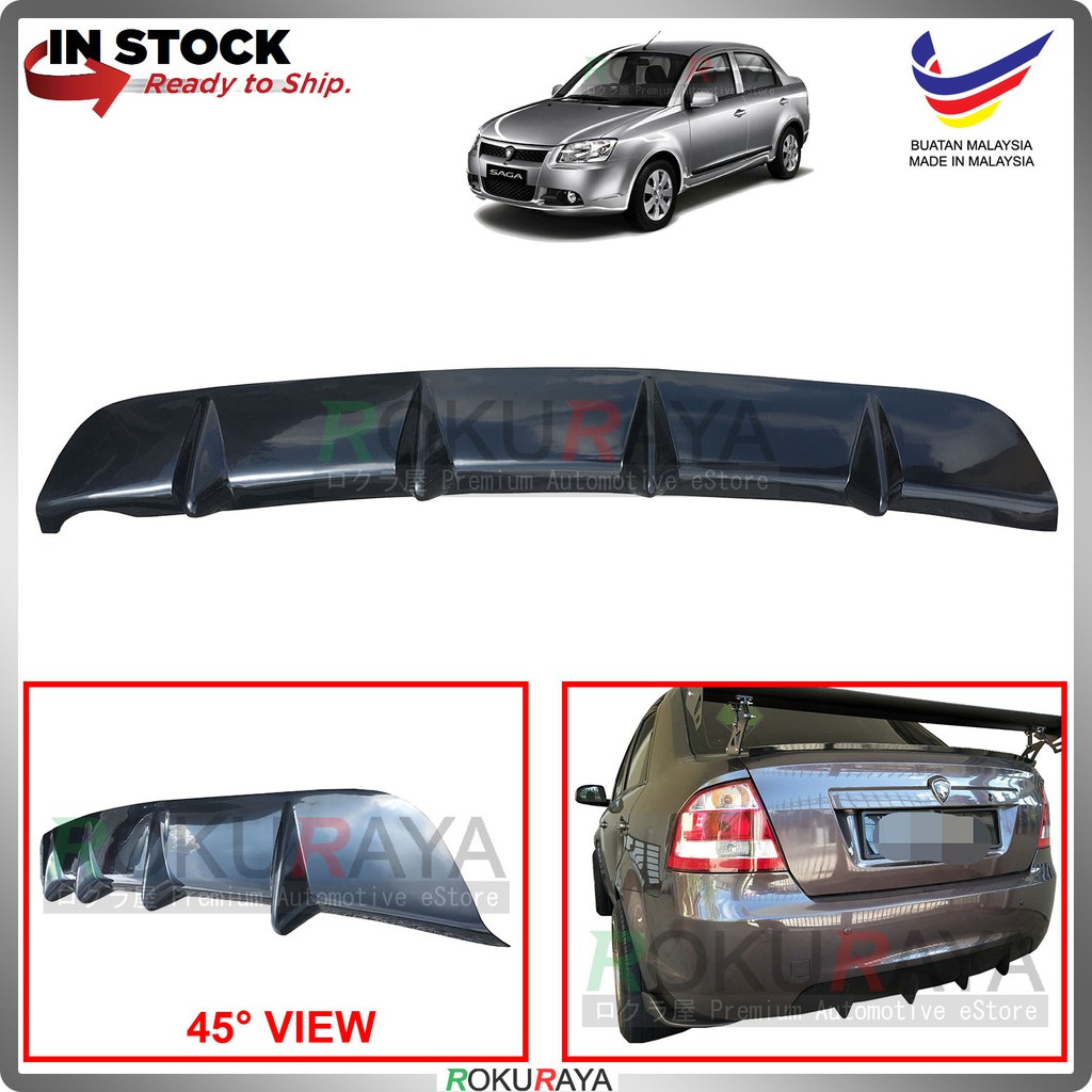 Saga BLM (2nd Gen) 2008-2011 Vortex Generator Aerodynamic Rear Bumper ...
