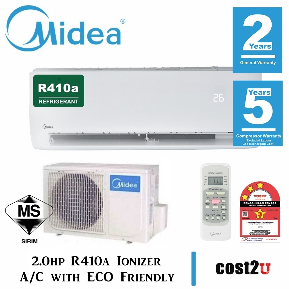 midea r410a air conditioner