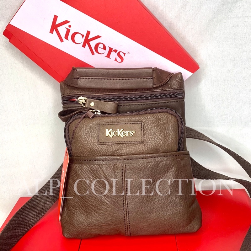 Kickers Sling Bag Pouch Bag Original Genuine Leather 87831 87830 87832