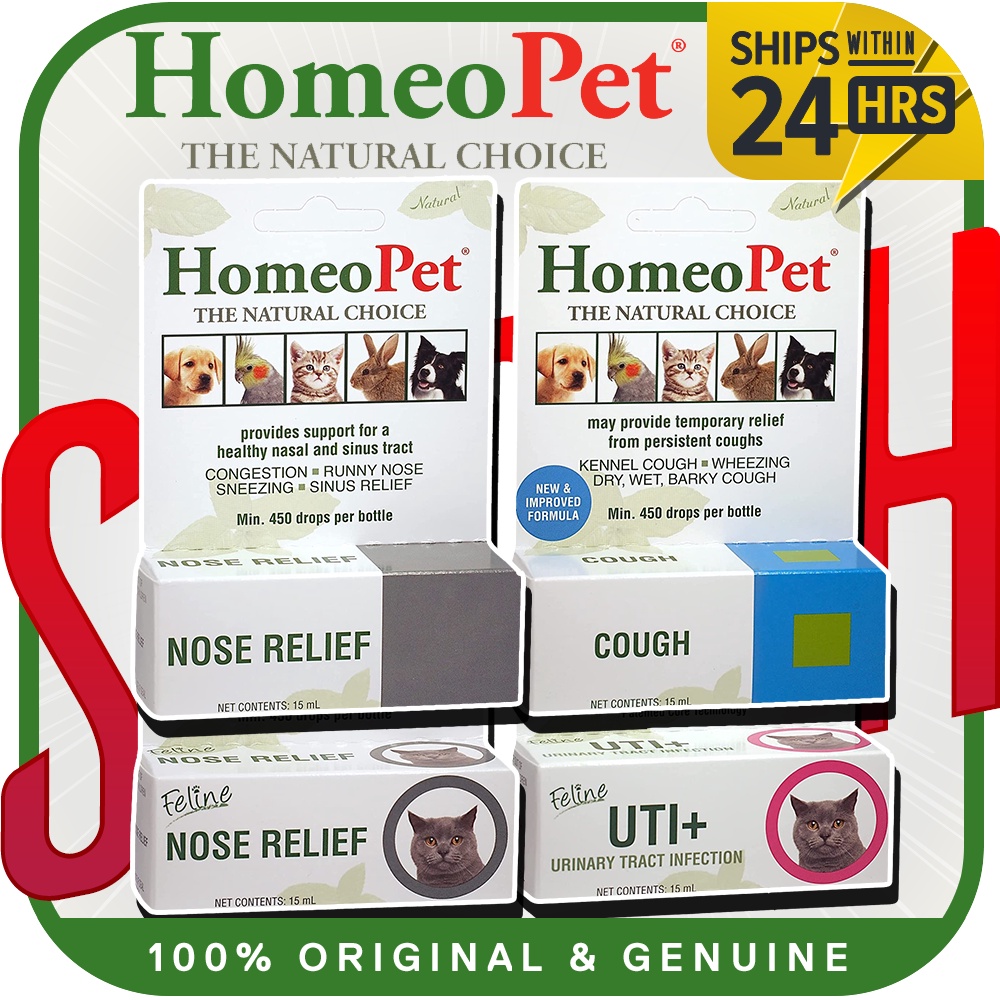 HomeoPet UTI Urinary Tract Infection Cough Treatment Nose