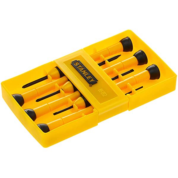 Stanley Original 66 052 6 Piece Precision Screwdriver Set Stht66052 Shopee Malaysia 8446