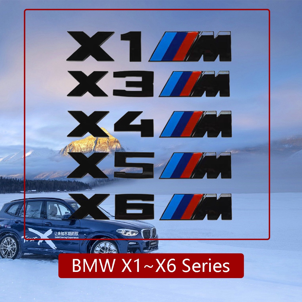 BMW M X1 X3 X4 X5 X6 Logo Auto Badge Emblem Trunk Emblem COMPETITION ...