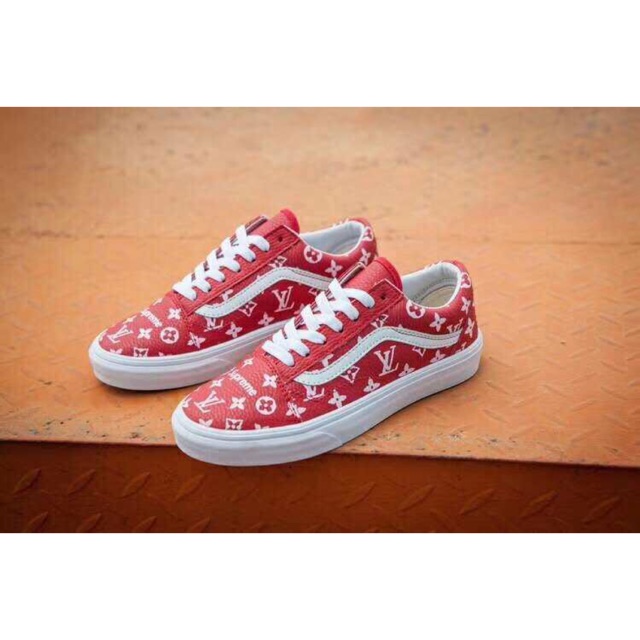 Vans Old Skool Louis Vuitton X Supreme (custom) Shoes