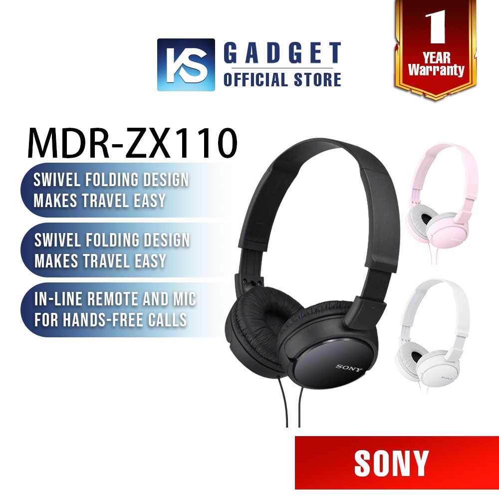 Sony Mdr Zx110 Mdr Zx110ap Headphone Shopee Malaysia 1352