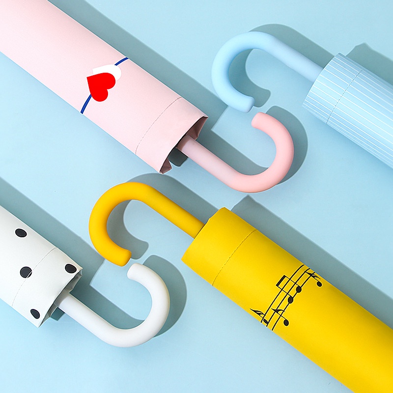 Ins folding Umbrella Hook Handle parasol antiUV umbrella Shopee Malaysia