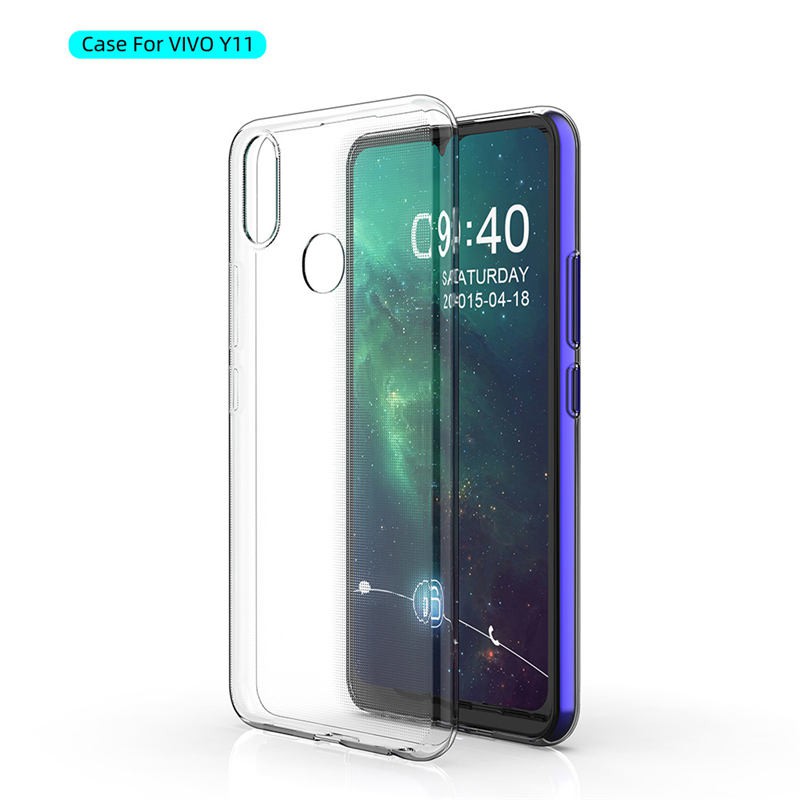 VIVO Y11 Case Transparent Silicon Soft TPU Back Cover VIVO Y11 Y11