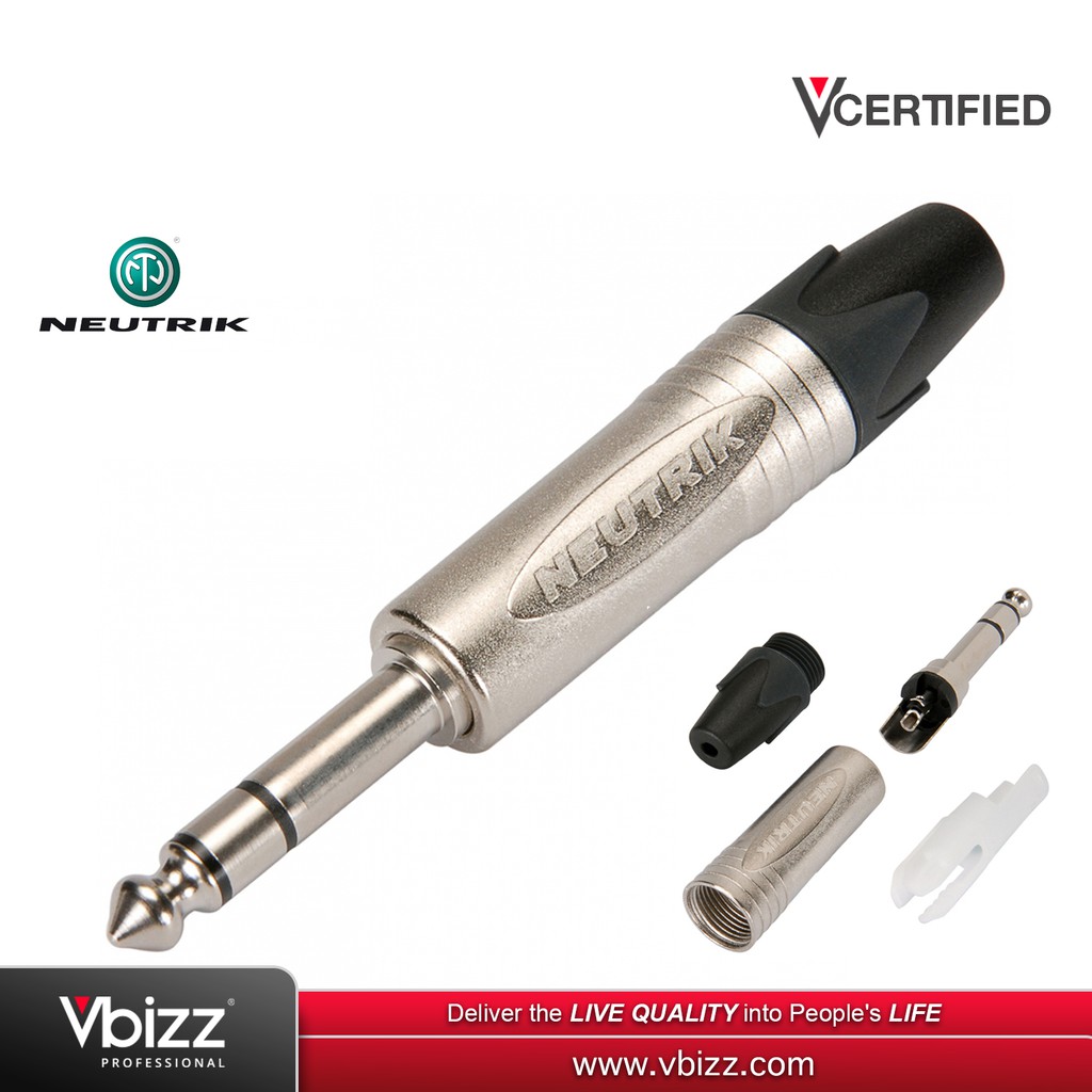 Connettore Audio Dorato Spinotto Neutrik NP3RX-B - Connettore Jack 6.35mm ( 1/4") Angolato 90°, Stereo TRS, Placcatura In Oro, Colore Nero Srg Ssr - Foto 4