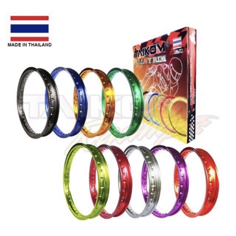 taikom alloy rim gelung rim taikom 160x17 160 x 17 black gold purple ...