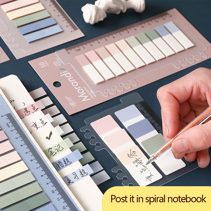 Combination Post it Set 200 Sheets Stationery Sticky Notes Bookmark ...