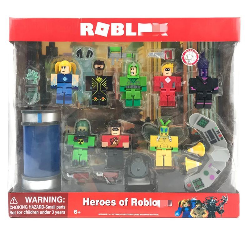 Roblox Heroes Of Robloxia Robloxia Figure Roblox Set / Miniature Roblox ...