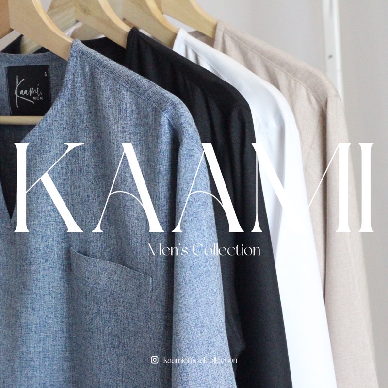 Kurta Azzam Casual V neck By Kaami | Shopee Malaysia