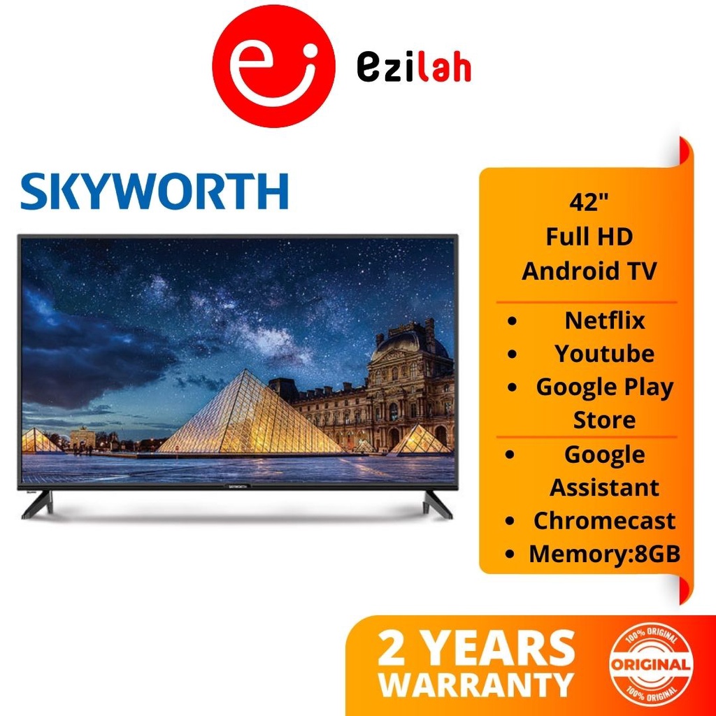 Skyworth Full HD Android LED TV Netflix Youtube Google Play Store (42 ...