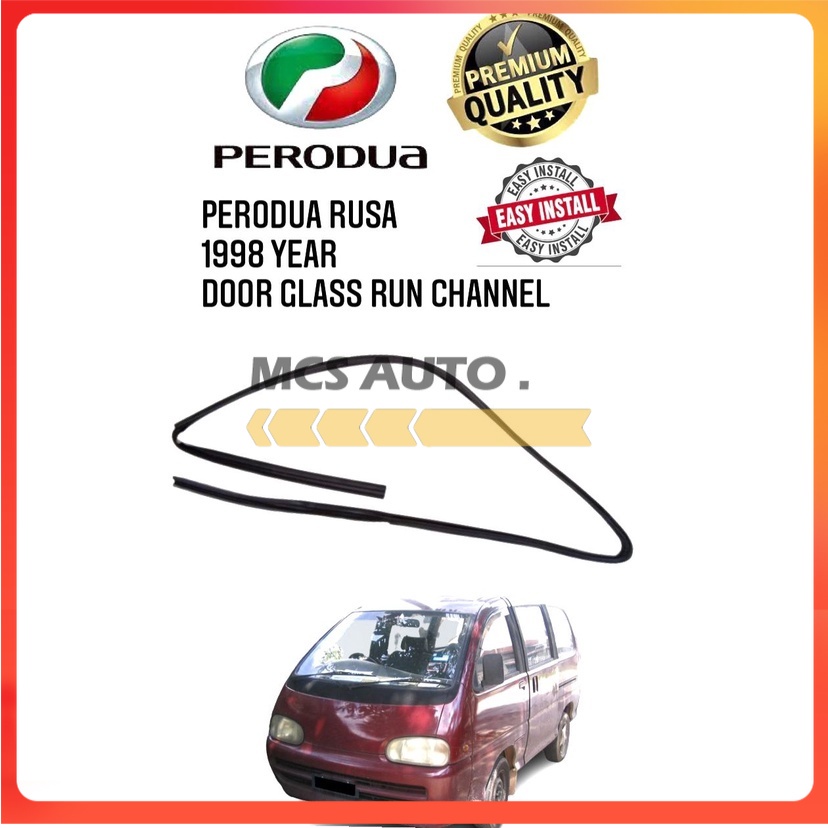 PERODUA RUSA 1998 YEAR DOOR RUBBER GLASS RUN CHANNEL GETAH CERMIN PINTU ...