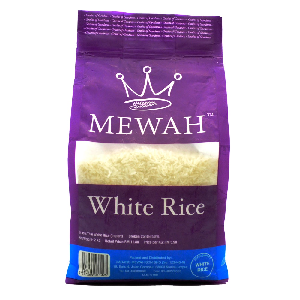 Mewah Thai White Rice 2kg Shopee Malaysia