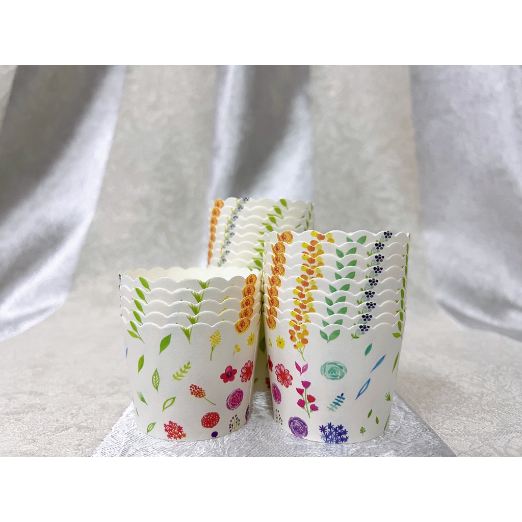 50+- pcs/Roll Colorful Small Paper Cup for Muffin Cup Bekas Kek CupCake ...