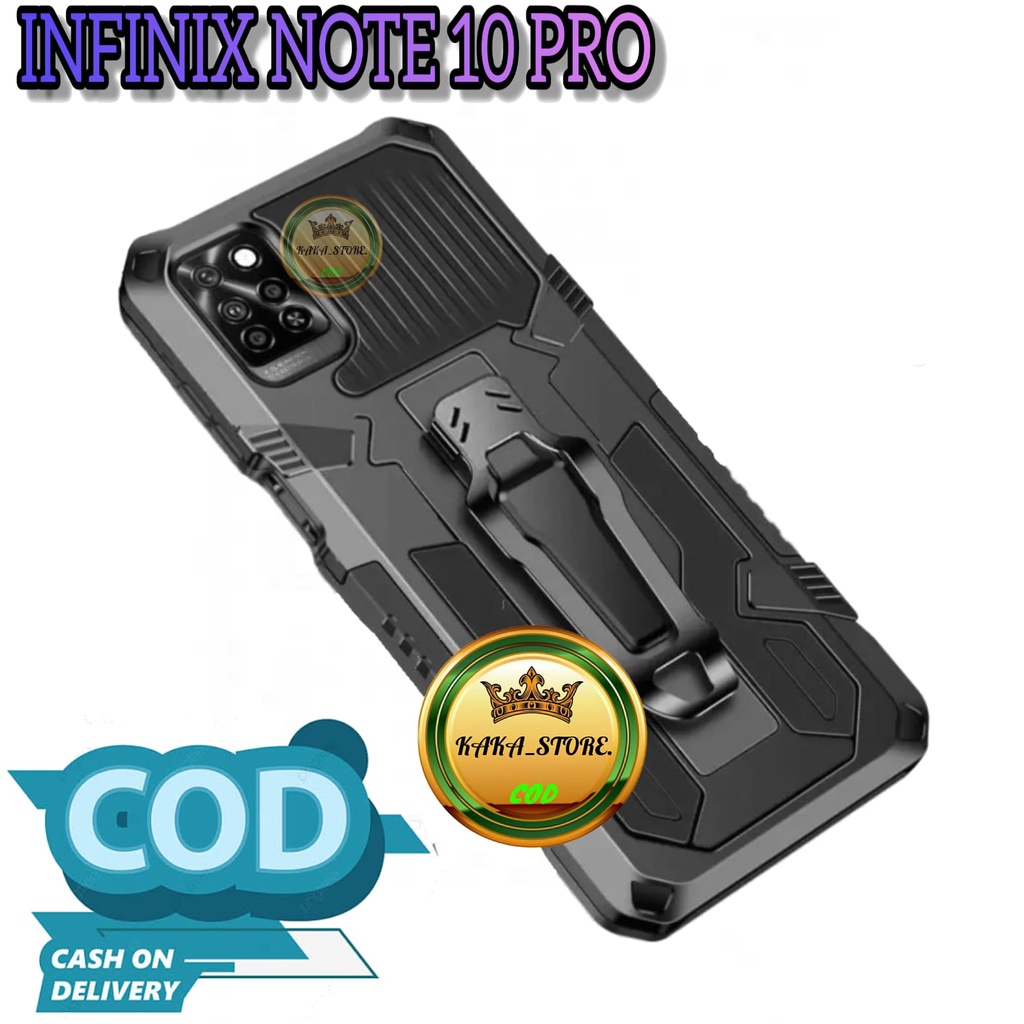 INFINIX NOTE 10 PRO HP CASING NEW MODEL HARD CASE CLIP SILICONE CASING ...