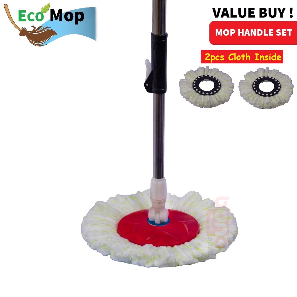 Spin Mop Handle Spare Part Replacement Mop Lantai Mop Spinner