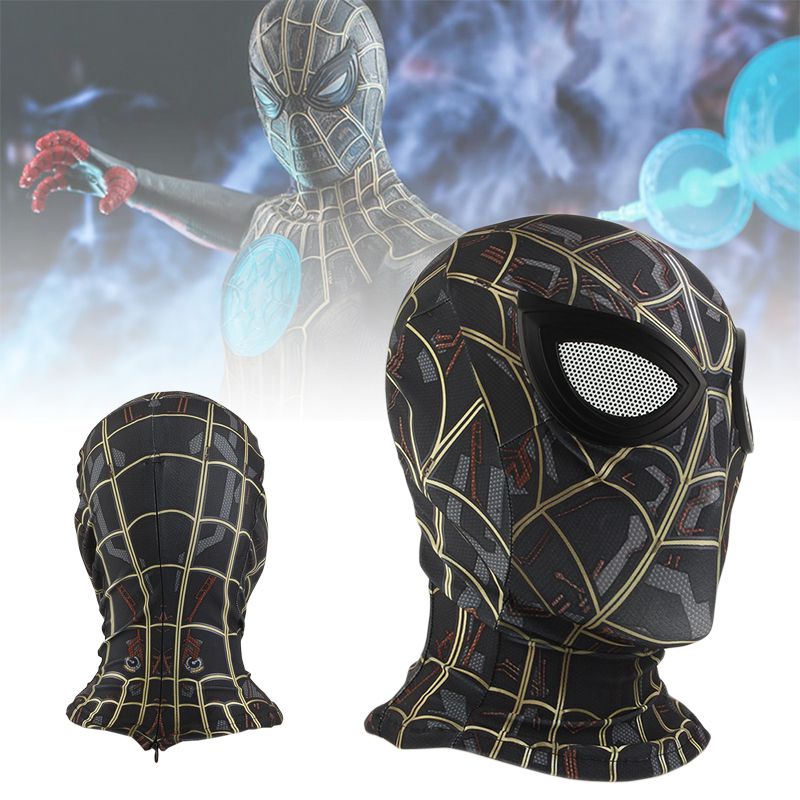 Spider-Man: No Way Home Spiderman Headcover Lenses Cosplay Christmas ...