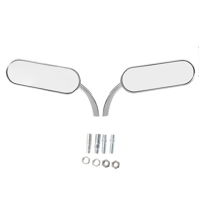 1 Pair 8mm 10mm Motorcycle Rear View Side Mirrors For Harley Davidson ...