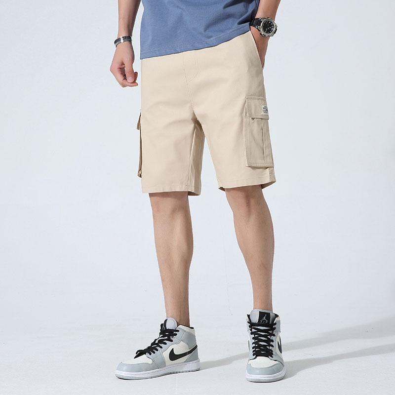 Seluar Kargo Seluar Pendek Lelaki Men Cargo Short Pants Korean Half ...