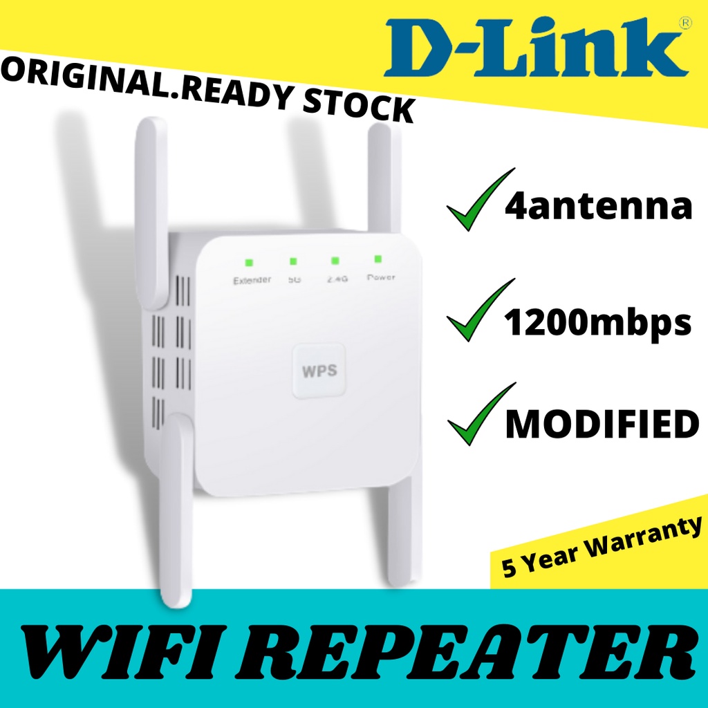 {D-Link} 5Ghz WiFi Repeater WiFi Extender Wireless WiFi Booster Wi Fi ...