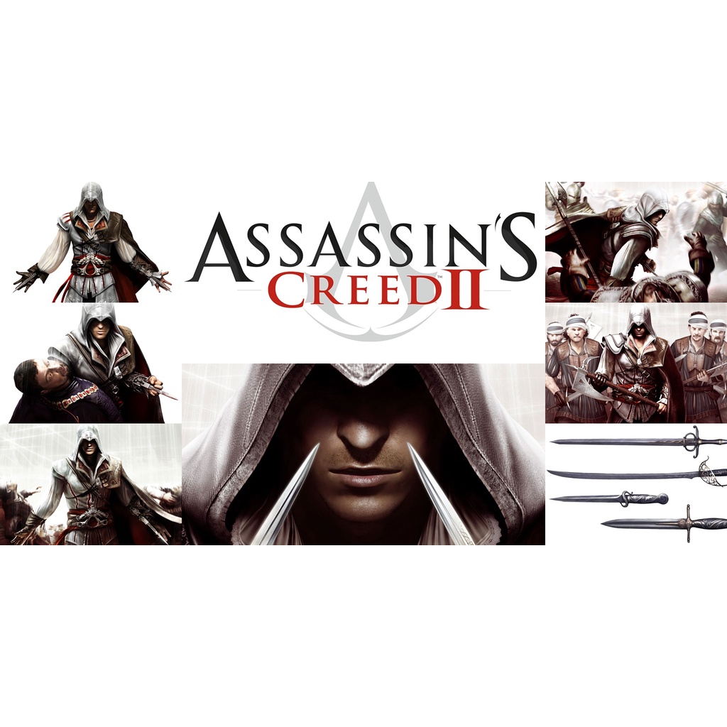 ASSASSIN CREED Sticker Pack 2 (UV Protected, Water and Dust Proof ...