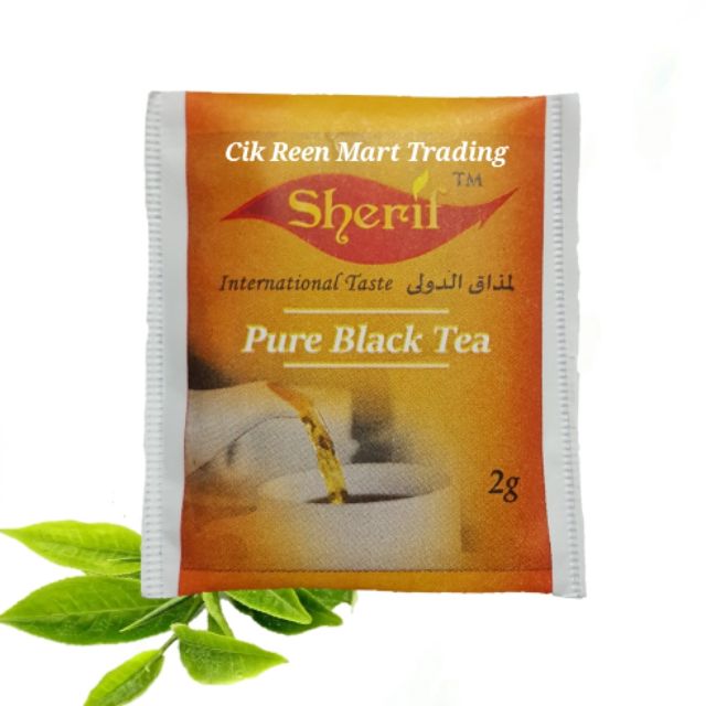 Sherif Pure Black Tea 2g (Envelope Tea bag / Trial Pack) | Shopee Malaysia