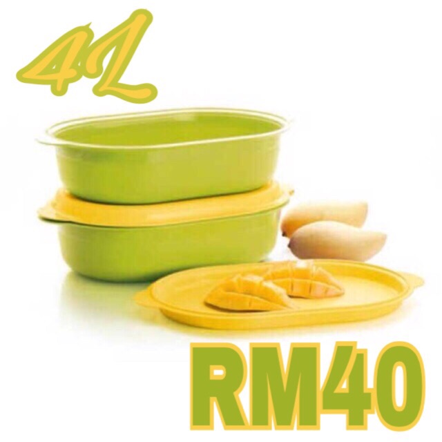 Tupperware Large Oval Server 4L | Shopee Malaysia