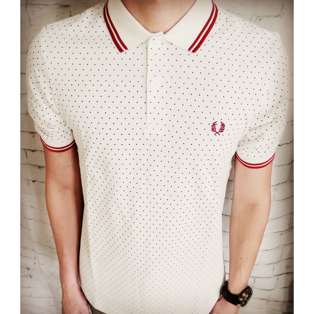 Fred perry 2024 polka dot polo