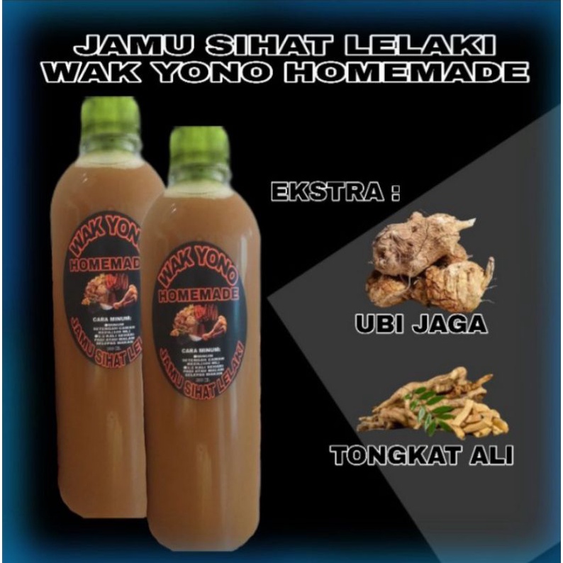 Jamu Kunyit Asam Tongkat Ali Ubi Jaga Khas Untuk Lelaki 100 Homemade