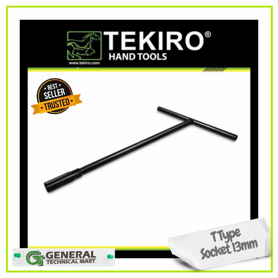 Hitam Tekiro T Type Socket Mm Black T Socket Wrench Shopee Malaysia