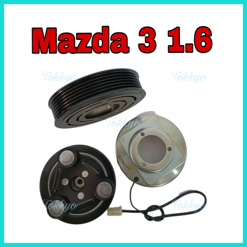 Mazda 3 1.6cc Panasonic 6PK Aircond Compressor Clutch Pulley