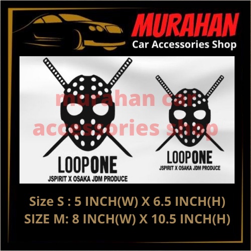 [READY STOCK] KANJO MASK CAR STICKER MYVI AXIA ALZA ARUZ CITY CIVIC ...