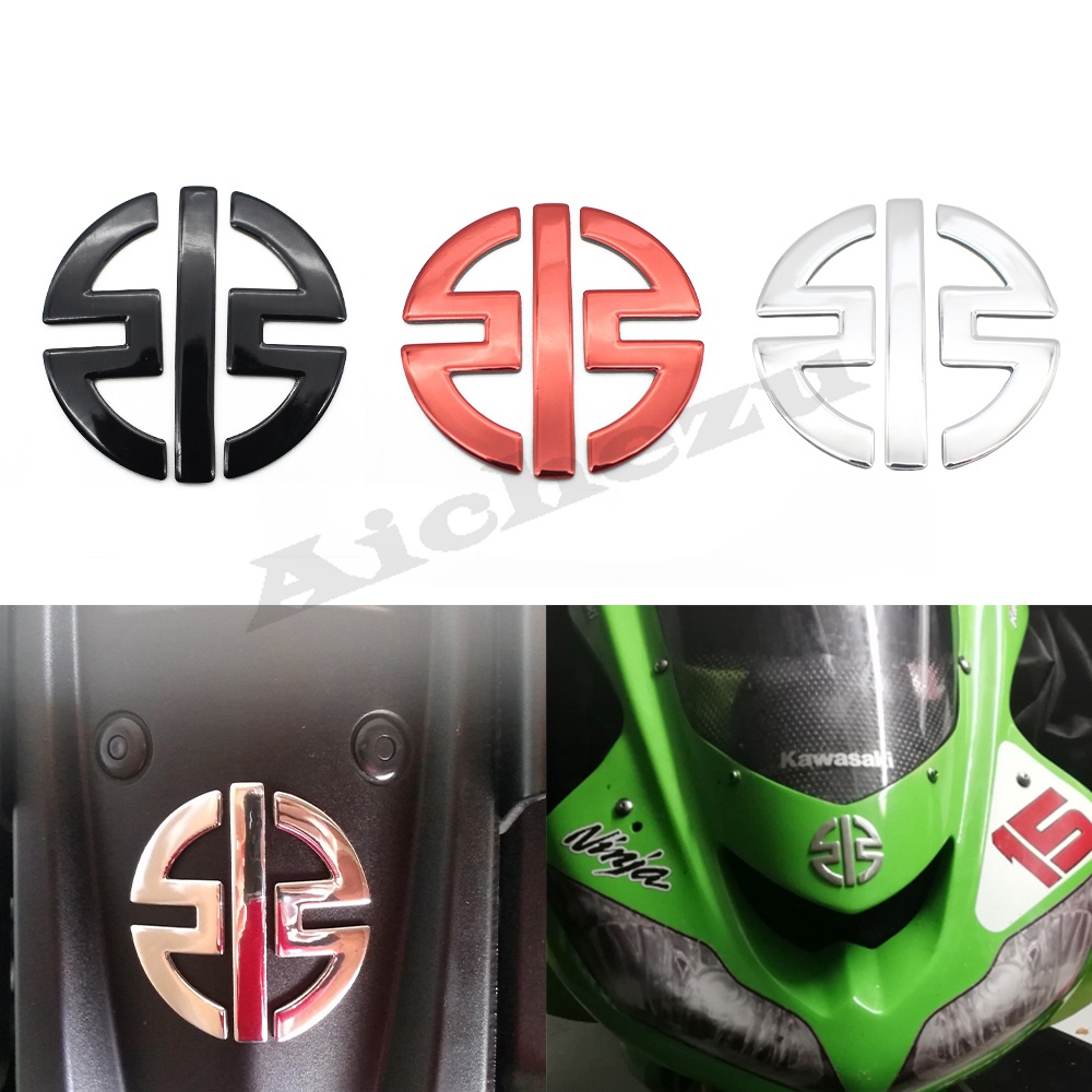 Motorcycle 3D Decal Tank Emblem Logos Stickers for Kawasaki H2 NINJA ...