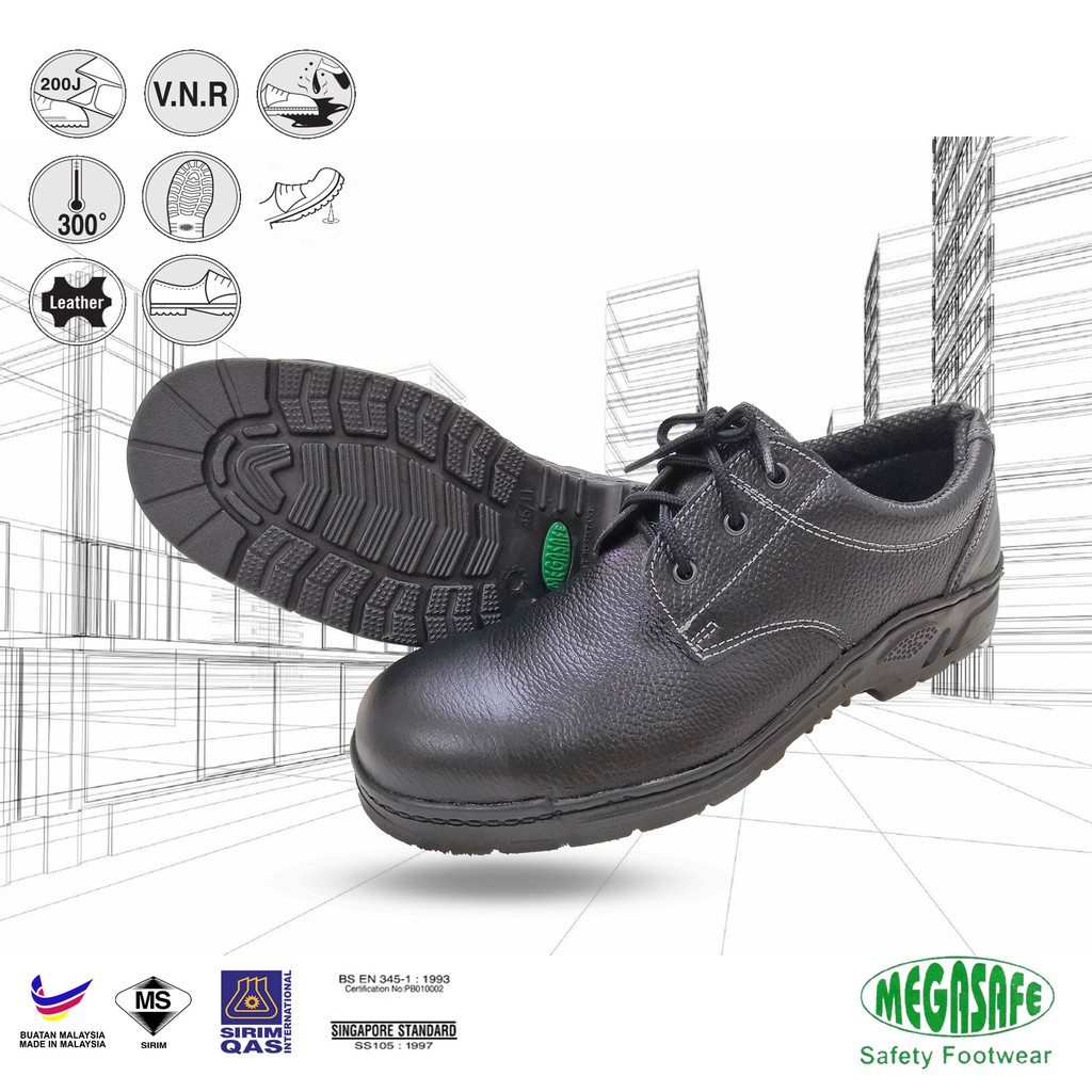 Megasafe Safety Shoes 880 Made in Malaysia Shopee Malaysia