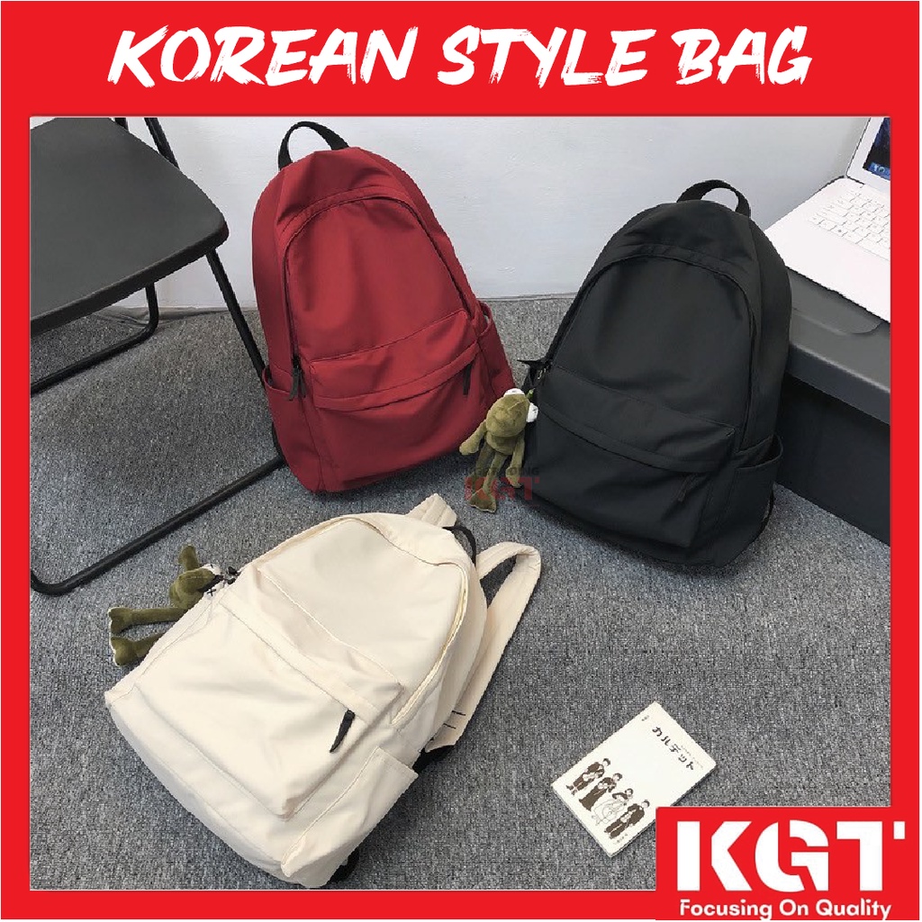 Korean Style School Bag Beg Sekolah School Bag Backpack Tahan Lasak Beg