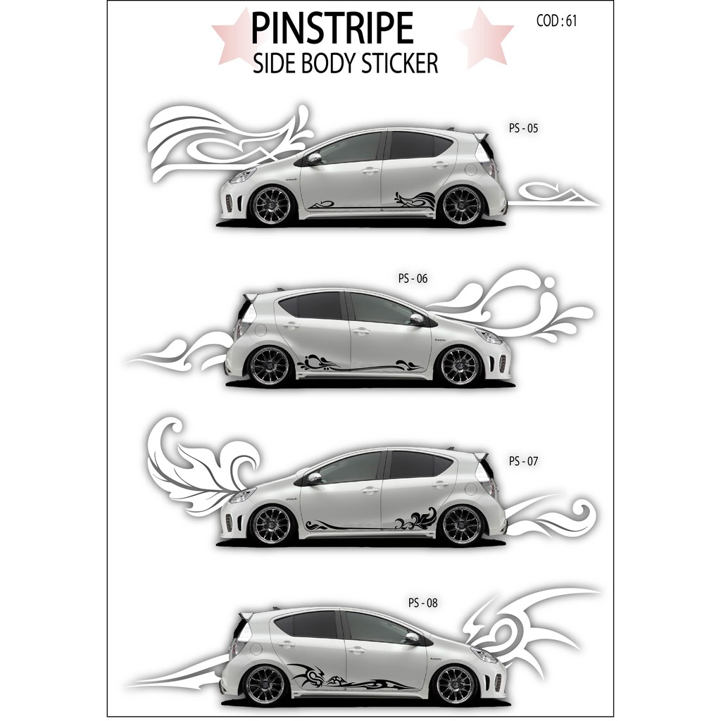 Perodua Alza AXIA MYVI Universal Stylish Car Club Sticker | Shopee Malaysia