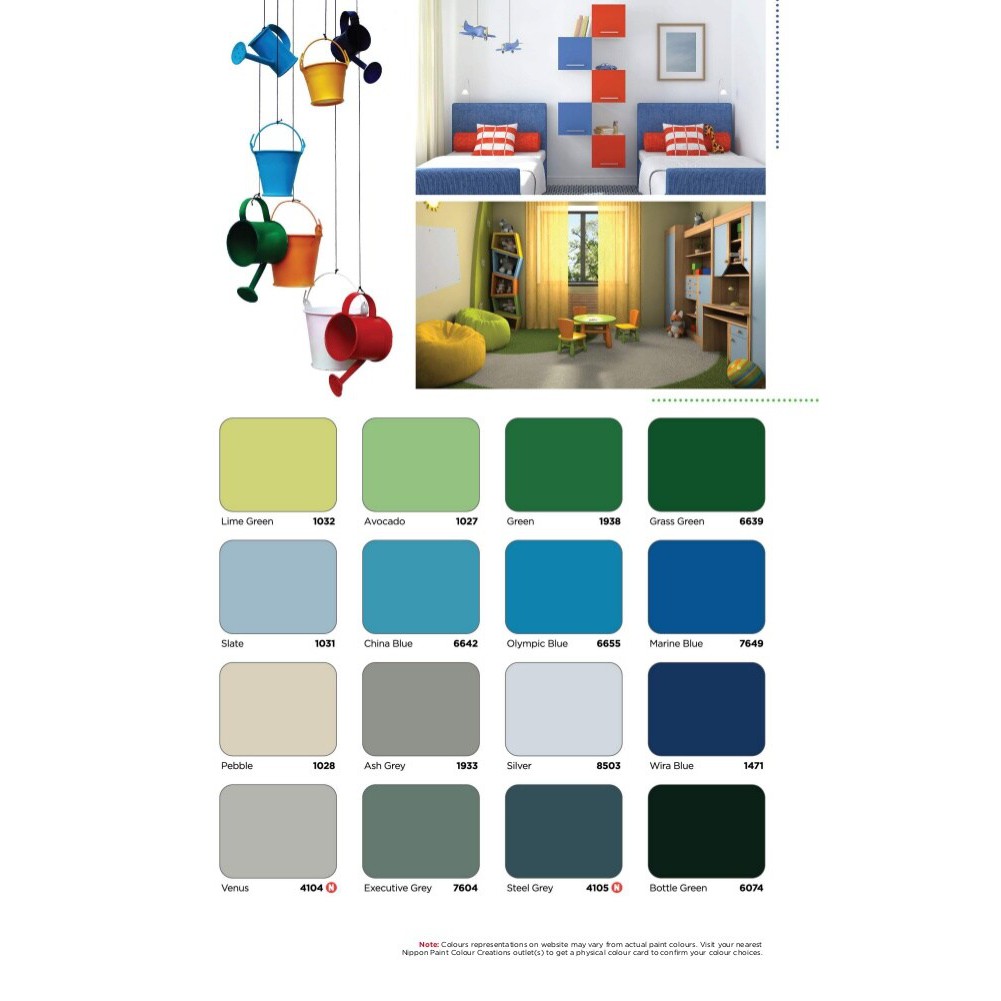 5L Nippon Paint Platone High Gloss Wood & Metal Paint Cat Kayu & Cat ...