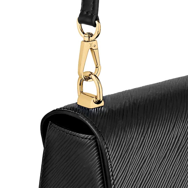 Twist leather crossbody bag Louis Vuitton Beige in Leather - 31983832