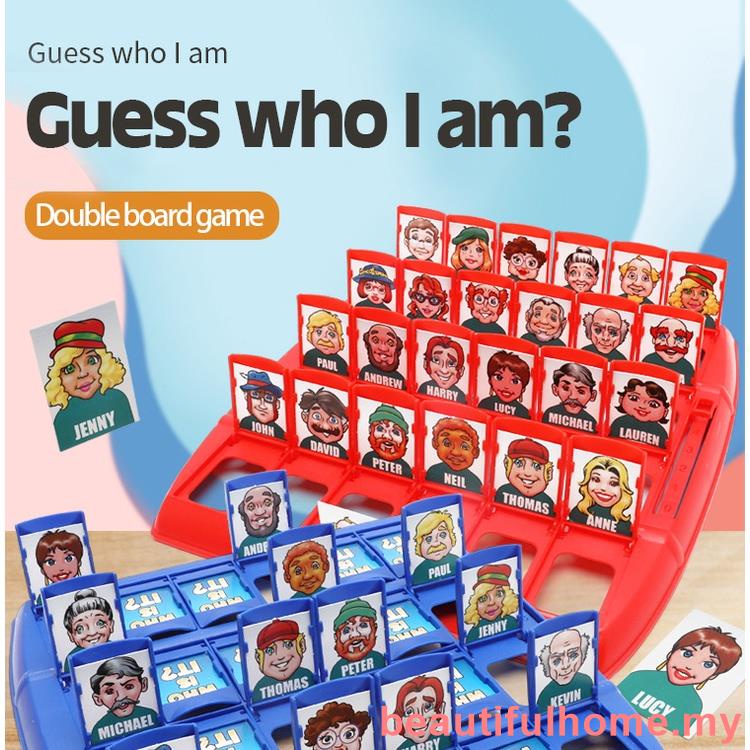 Guess Who Is It? Classic Board Game Guessing Game for Kids Ages 4 and