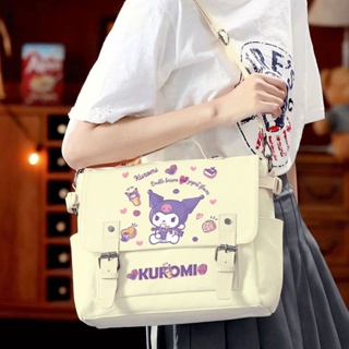 Sanrio Kuromi My Melody Canvas Bag Japanese Style Anime Cinnamoroll Pom Pom  Purin Handbag Lolita Bag