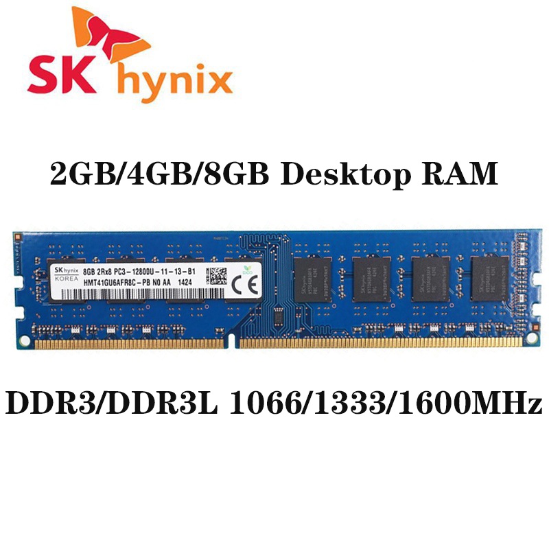 Sk Hynix Ram Ddr3 2gb4gb8gb 1600mhz1333mhz Pc3l 12800u Desktop