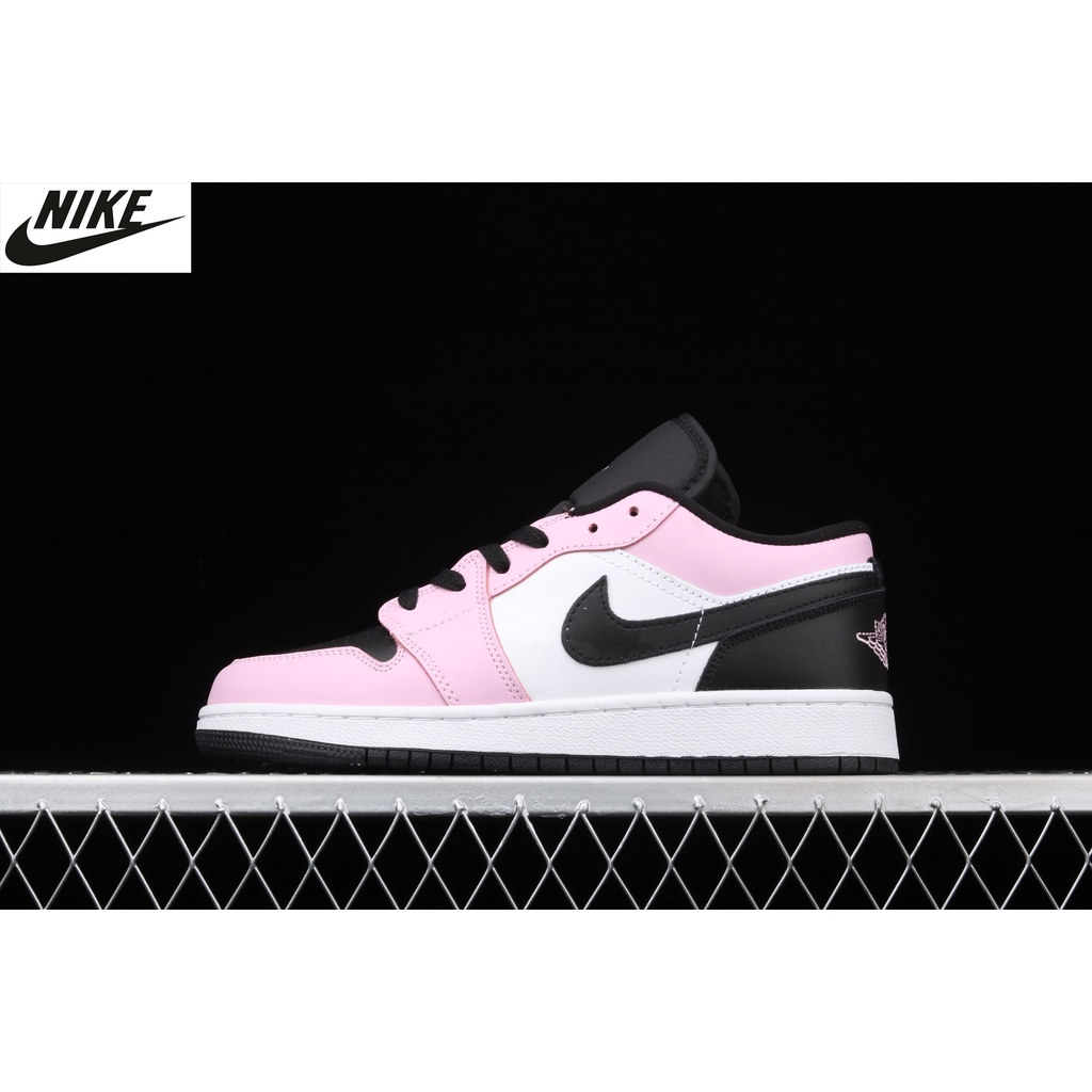 pink and black aj1