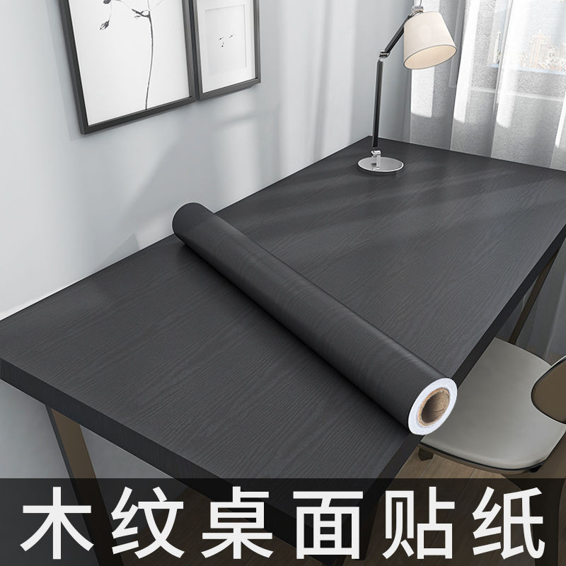 Black Sticker Wallpaper Waterproof Self-Adhesive Cabinet Refurbishment ...