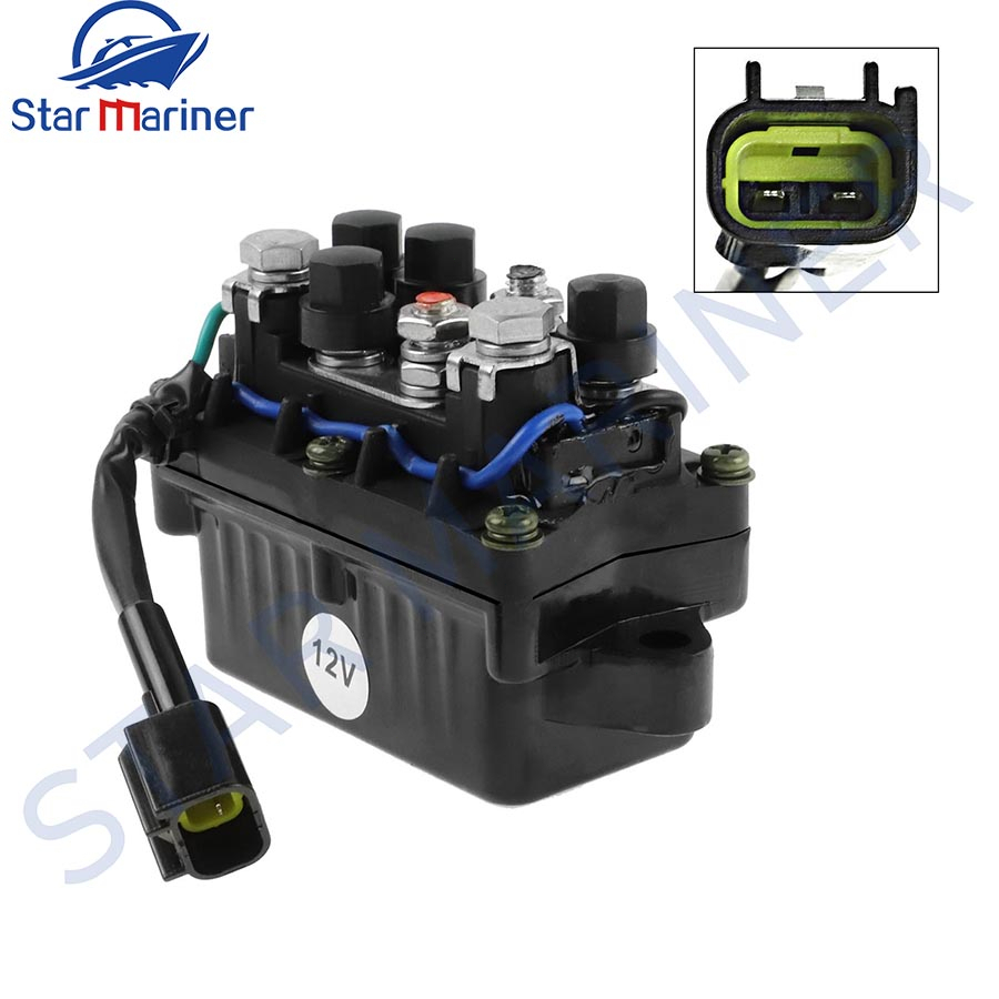 63P-81950 Trim Relay Assy 2PIN For Yamaha Outboard Motor 4 Stroke 25HP ...